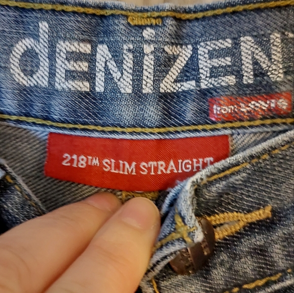 Levi's Denizen Adjustable 218 Slim Straight Leg Jeans size 14 - Picture 4 of 9